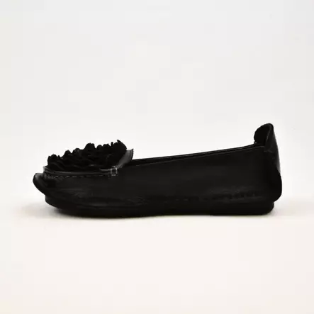 LAURA VITA Viviane Ballerinat Musta Nahka - Naisten mokkasiinit - Viviane-Noir - 2
