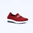 G-COMFORT Kävelykengät Punainen Alcantara - Naisten nauhattomat kävelykengät - 28252-R - 1
