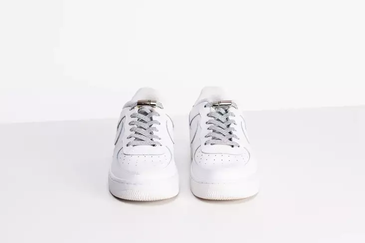 EEZY BEEZY Venyvät Kengännauhat Silver Glitter - Muut kenkätarvikkeet - 407-SILVER - 1