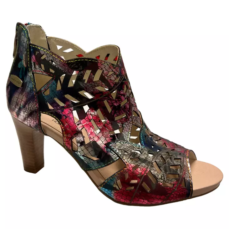 LAURA VITA ALBANE 0482 Juhlakengät Noir Nahka - Naisten remmilliset avokkaat - SL316D-4Q-NOIR - 1