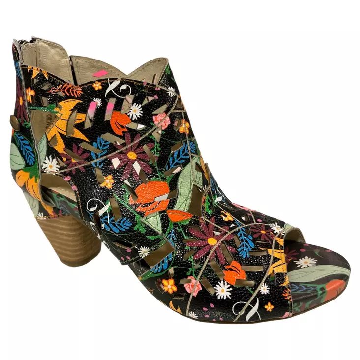 LAURA VITA Dacxo 0123 Sandaletti Noir Nahka - Naisten juhlakengät - SL235H-1A-NOIR - 1