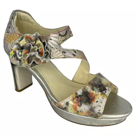 LAURA VITA HICAO 0523 Juhlakengät Gris Nahka - Platform korkokengät - SL16028D-5A-GRIS - 1