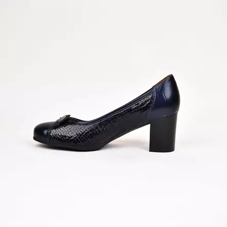 MARKO Juhla-avokkaat Sininen Nahka - Naisten juhlakengät - 131482-S - 2