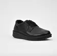 G-COMFORT XXL-Lesti Nauhalliset Kävelykengät Musta Nahka - Miesten nauhalliset kävelykengät - P-3701-S - 1