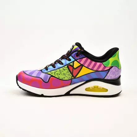 SKECHERS Slip-ins: Uno-Britto Landscape Multi - Naisten tennarit ja lenkkarit - 190041-MLT - 2