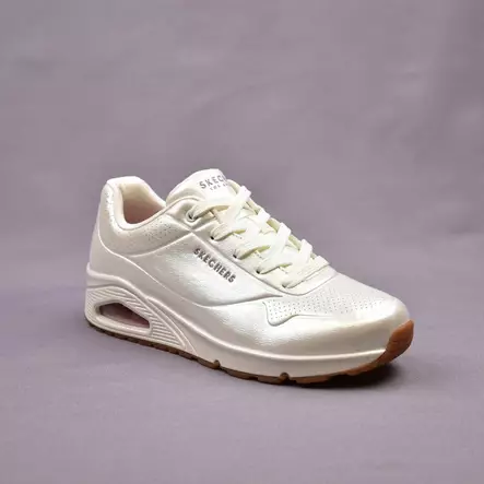 SKECHERS Uno-Pearl Queen Helmenvalkoinen - Naisten tennarit ja lenkkarit - 155174-WHT - 1