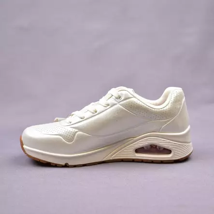 SKECHERS Uno-Pearl Queen Helmenvalkoinen - Naisten tennarit ja lenkkarit - 155174-WHT - 2