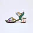 LAURA VITA HUCBIO 05 Sandaalit Vert Nahka - Naisten juhlasandaalit - SL151237-5C-VERT - 2