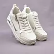 SKECHERS Uno-Metallic Sliders Valkoinen - Naisten tennarit ja lenkkarit - 177873-WHT - 6
