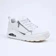 SKECHERS Uno-Metallic Sliders Valkoinen - Naisten tennarit ja lenkkarit - 177873-WHT - 1