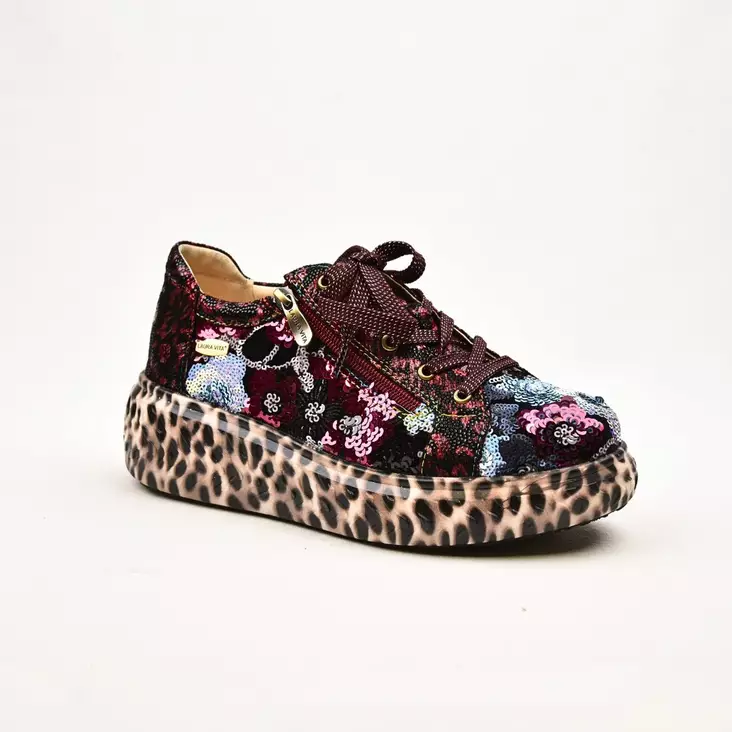 LAURA VITA Sodao 02 Grenat Sneakerit - Naisten nauhalliset kävelykengät - SODAO-02-Grenat - 1