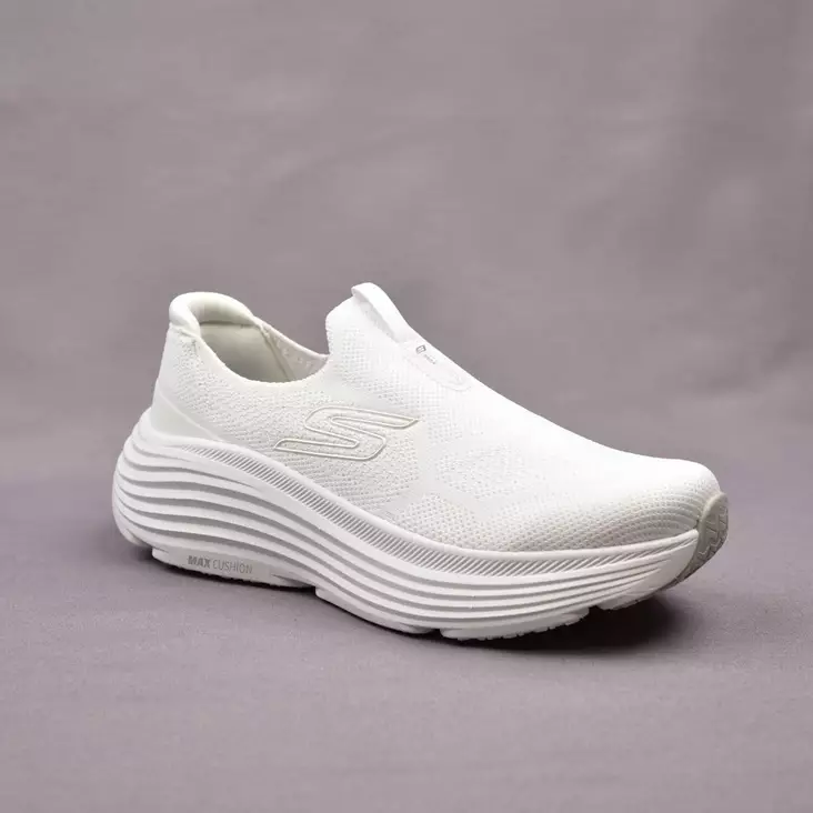SKECHERS Slip-ins: Max Cushioning Endeavour Valkoinen - Naisten tennarit ja lenkkarit - 129481-WHT - 1