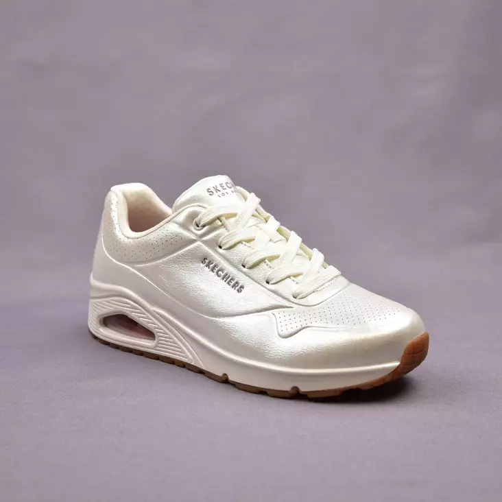 SKECHERS Uno-Pearl Queen Helmenvalkoinen - Naisten tennarit ja lenkkarit - 155174-WHT - 1