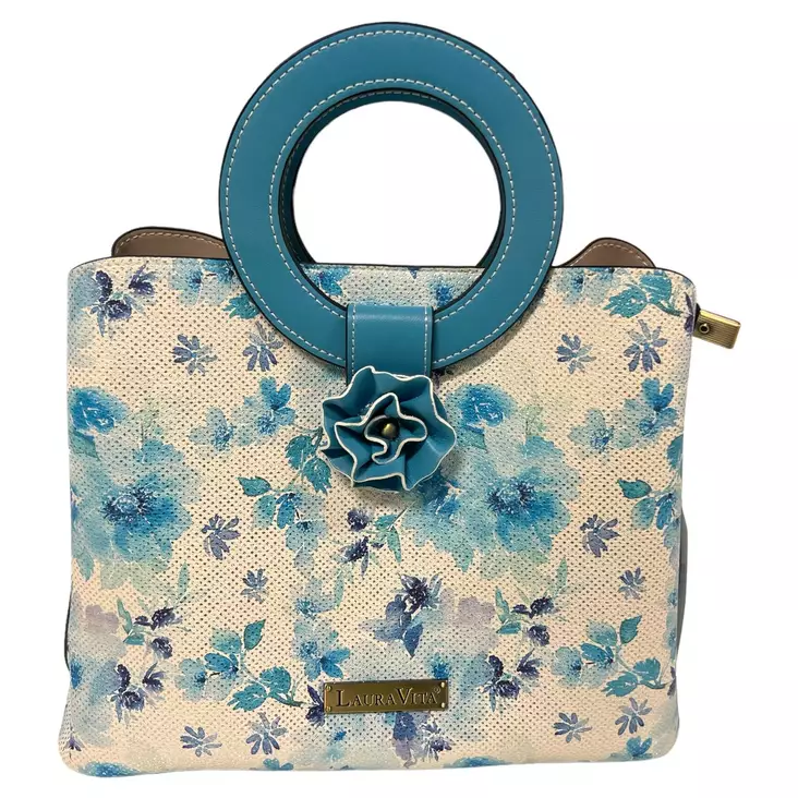 LAURA VITA Alisa 0224 Käsilaukku Sininen - Laukut - HM2022-2A-BLEU - 1