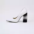 BRAVO Juhla-avokkaat Valkoinen Nahka - Naisten juhlakengät - 713244-V - 2