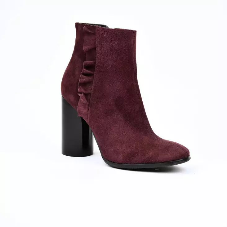 MARKO Juhla-Nilkkurit Mokkanahka - Naisten korkeakorkoiset nilkkurit - 12526-V - 1