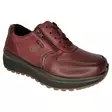 G-COMFORT Kävelykengät Burgundy Nahka - Naisten nauhalliset kävelykengät - R-9881-Burgundy - 1