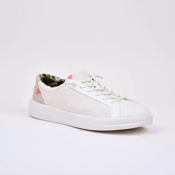 HEY DUDE Karina Kangaskengät Coconut White - Naisten tennarit ja lenkkarit - 40154-1JZ - 1