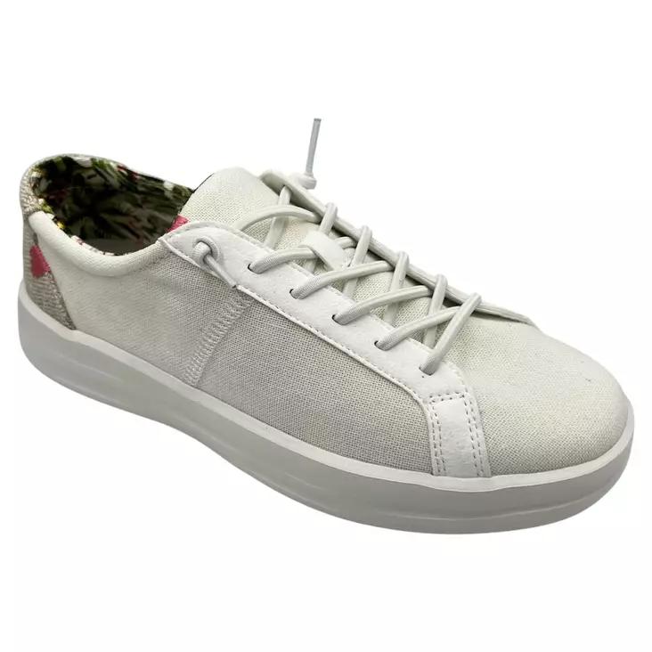 HEY DUDE Karina Kangaskengät Coconut White - Naisten tennarit ja lenkkarit - 40154-1JZ - 1